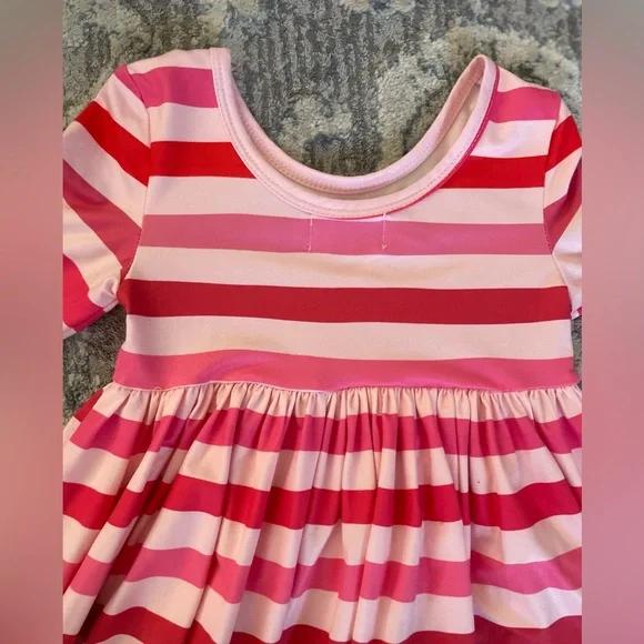 Mila & Rose 2T Girl Valentine’s Day All You Need Is Love Twirl Dress - Picture 9 of 16